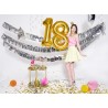 Balon foliowy Cyfra 8 - 86 cm - Złoty