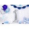 Balon foliowy Cyfra 1 - 86 cm - Srebrny