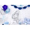 Balony foliowe Cyfra 40 - 86 cm - Srebrny