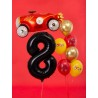 Balon foliowy Cyfra 8 - 86 cm - czarny