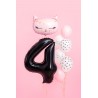 Balony foliowe Cyfra 40 - 86 cm - Czarny