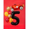 Balony foliowe Cyfra 50 - 86 cm - Czarny