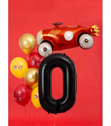 Balony foliowe Cyfra 70 - 86 cm - Czarny