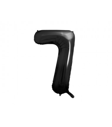 Balony foliowe Cyfra 70 - 86 cm - Czarny
