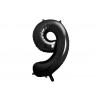 Balony foliowe Cyfra 90 - 86 cm - Czarny