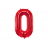 Balony foliowe Cyfra 50 - 86 cm - czerwony