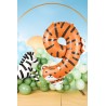 Balon foliowy Cyfra 9 - Tygrys 64x87 cm