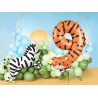 Balon foliowy Cyfra 9 - Tygrys 64x87 cm