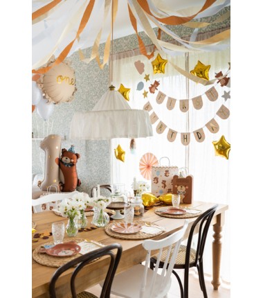 Balon foliowy Cyfra 1 z Misiem 81 x 72 cm