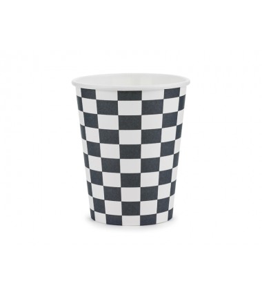 Kubeczki Szachownica 220 ml - 6 sztuk