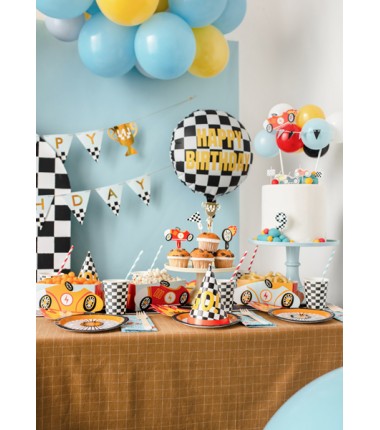 Kubeczki Szachownica 220 ml - 6 sztuk