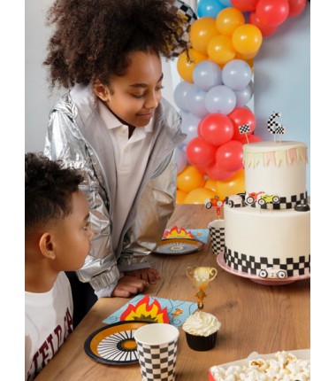 Kubeczki Szachownica 220 ml - 6 sztuk