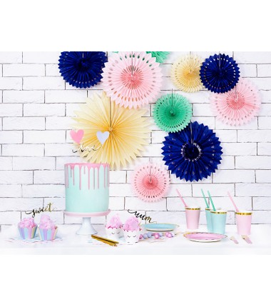 Kubeczki 220 ml jasnoróżowe - 6 sztuk