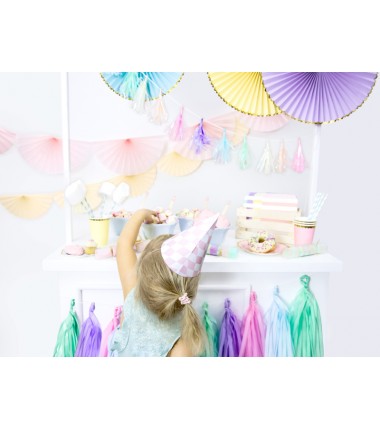 Kubeczki 220 ml jasnoróżowe - 6 sztuk