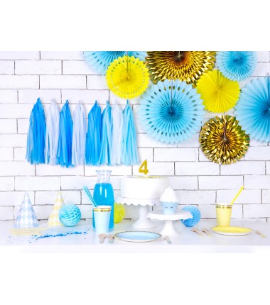 Kubeczki 220 ml jasnoniebieski - 6 sztuk