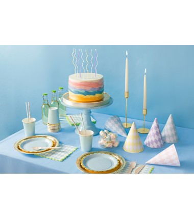 Kubeczki 220 ml jasnoniebieski - 6 sztuk