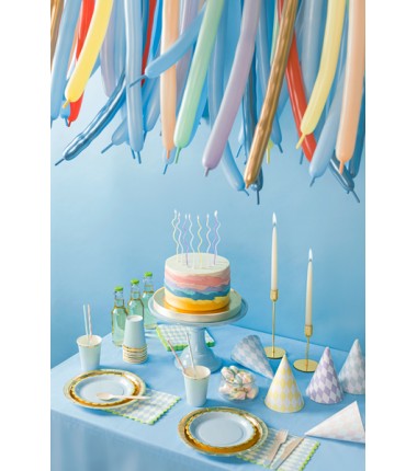 Kubeczki 220 ml jasnoniebieski - 6 sztuk