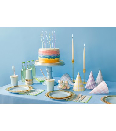 Kubeczki 220 ml jasnoniebieski - 6 sztuk