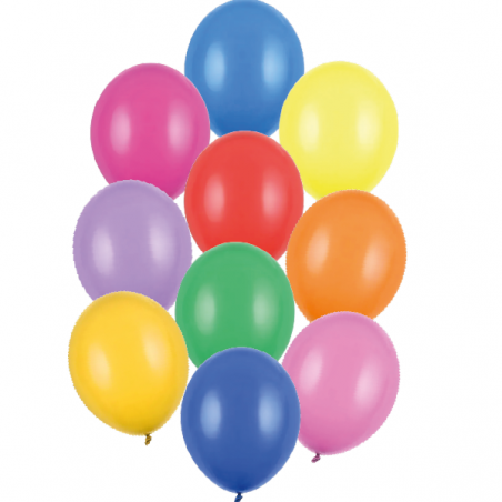 Zestaw balonów MIX kolor - 10 sztuk