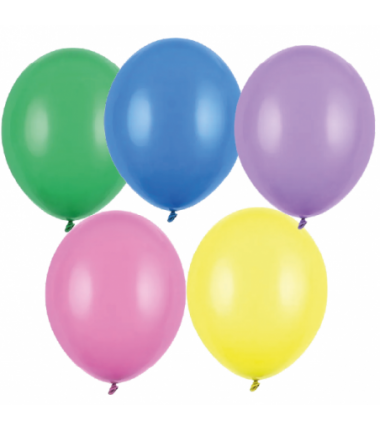 Zestaw balonów MIX kolor - 10 sztuk