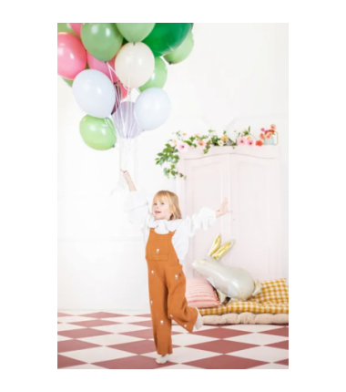 Balony Strong 43 cm mgliste niebieskie Pastel Light Misty Blue - 25 sztuk