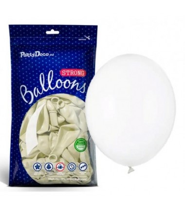 Balony Strong 27cm przezroczyste Crystal Clear - 100 sztuk