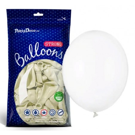 Balony Strong 27cm przezroczyste Crystal Clear - 100 sztuk