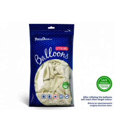 Balony Strong 27cm przezroczyste Crystal Clear - 100 sztuk