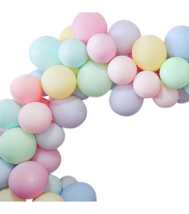 Balony pastelowe MIX kolorów 30cm - 50 sztuk