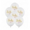 Balon nadruk 30 cm Baby girl - 6 sztuk