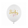 Balon nadruk 30 cm Baby girl - 6 sztuk