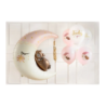 Balon nadruk 30 cm Baby girl - 6 sztuk
