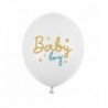 Balon nadruk 30 cm Baby boy - 6 sztuk