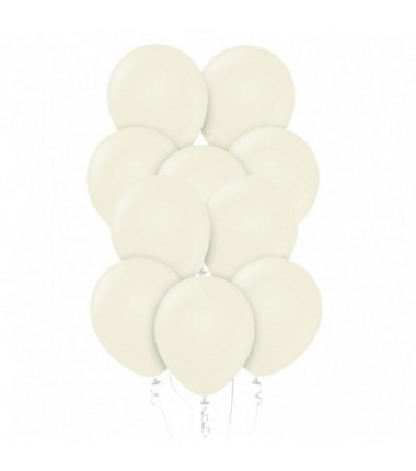 Balony KALISAN 30 cm - 12" Retro White Sand - matowe piaskowe - 100 sztuk