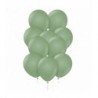 Balony KALISAN 30 cm - 12" Retro Eucalyptus - matowe zielone - 100 sztuk