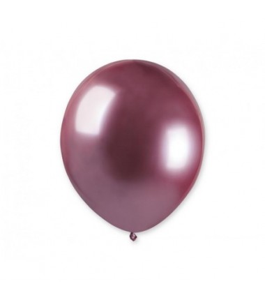Balony Gemar 13 cm - 5" - różowe SHINY PINK AB50/091 - 50 sztuk