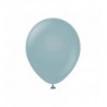 Balony KALISAN 30 cm - 12" Retro Storm - matowe niebiesko-szare - 100 sztuk