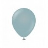 Balony KALISAN 13 cm - 5" Retro Storm - matowe niebiesko-szare - 100 sztuk