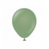 Balony KALISAN 13 cm - 5 " Retro Eucalyptus - matowe zielone - 100 sztuk