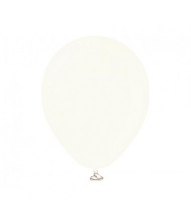 Balony KALISAN 13 cm - 5" Retro White - matowe białe - 100 sztuk