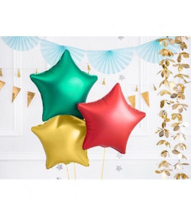 Balon foliowy Gwiazdka, 48cm, czerwony