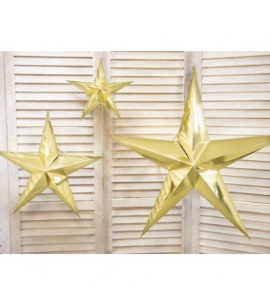 Gwiazda papierowa, 30cm, złoty