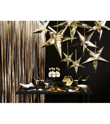 Gwiazda papierowa, 30cm, złoty