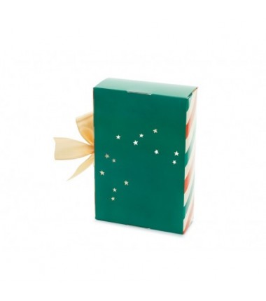 Pudełko na prezenty Mikołaj, 6x22.5x15 cm - 1 sztuka