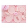 Kubeczki papierowe Party Deco jasny różowy 250ml - 6 sztuk