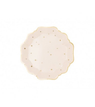 Talerzyki Gwiazdki, mix, 21 cm - 6 sztuk