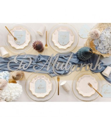 Talerzyki Gwiazdki, mix, 21 cm - 6 sztuk