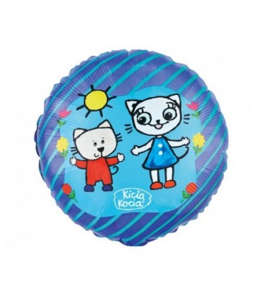 Balon foliowy Kicia Kocia i Nunuś ok. 36 cm