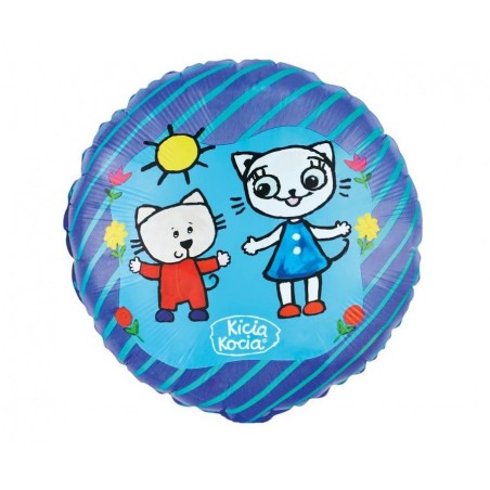 Balon foliowy Kicia Kocia i Nunuś ok. 36 cm
