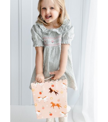 Torebka na prezenty Konie 23x22x8,5 cm